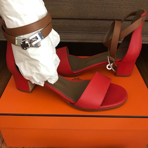 🚫sold🚫 Hermes Manege Kelly Buckle Sandals - Picture 7 of 8